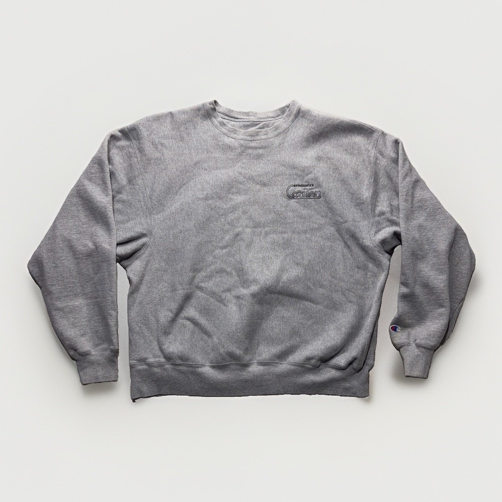 Champion Premium Reverse Weave Crewneck Sweatshirt Men XL Gray Pullover Vintage